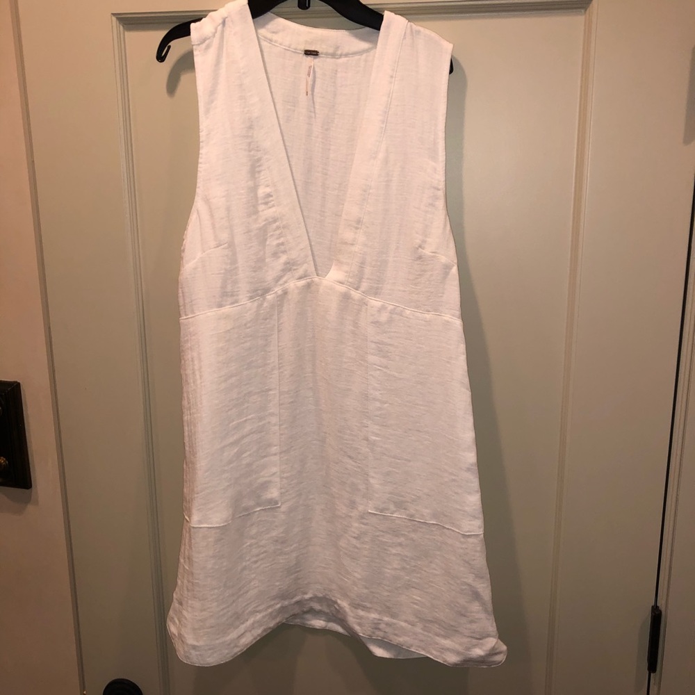 Free People Deep V Shift Dress